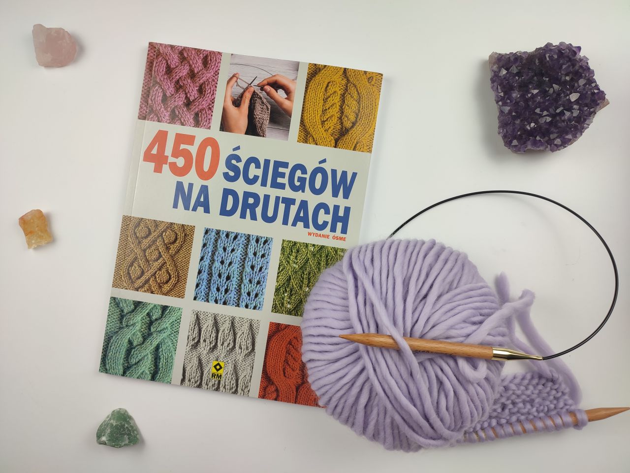 450 ściegów na drutach książka